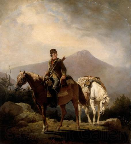 William Ranney Encamped in the Wilds of Kentucky